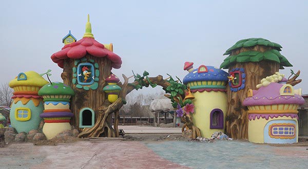 【幼兒園大門景觀雕塑】——眉山寶貝智慧園